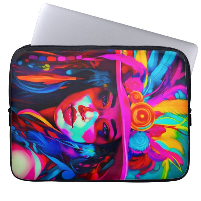Vibrant Nuse Laptop Sleeve (Front)