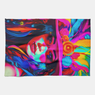 Vibrant Nuse Tea Towel