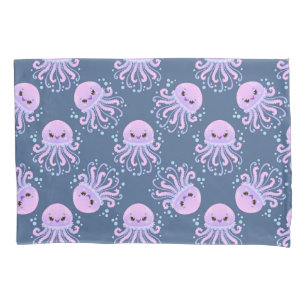 Vibrant Ocean Jellyfish Pattern For Playful Decor Pillowcase