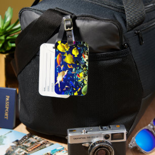 Vibrant Ocean Life Luggage Tag