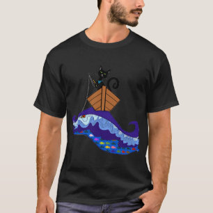 Vibrant Ocean Sailfish Sword Fish in Acrylic (no b T-Shirt