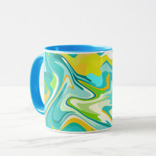 Vibrant Ocean Waves  Mug