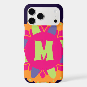 Vibrant Orange Floral Shapes