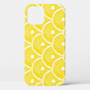 Vibrant Orange Pulp Background Pattern iPhone 12 Case