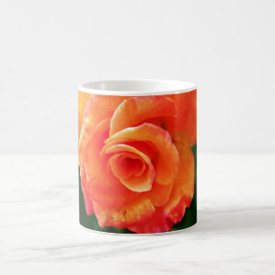 Vibrant Orange Rose Photograph Coffee Mug