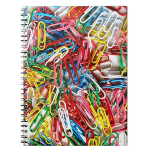 Vibrant Paperclip Chaos Notebook