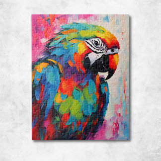 Vibrant Parrot Jigsaw Puzzle