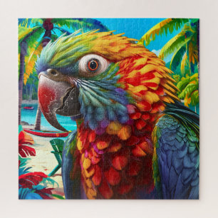Vibrant Parrot Paradise  Jigsaw Puzzle