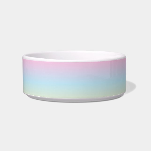 vibrant pastel ice cream gradient colours bowl (Front)
