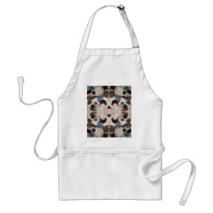 Vibrant Pastel Symmetry – Abstract Textured Art Standard Apron