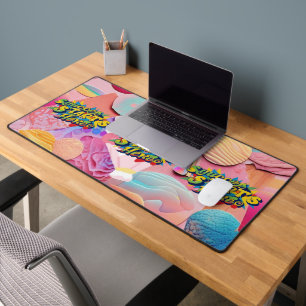 "Vibrant Path to Achievement" Desk Mat