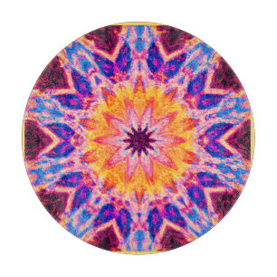 Vibrant Pattern Power Art Cutting Board