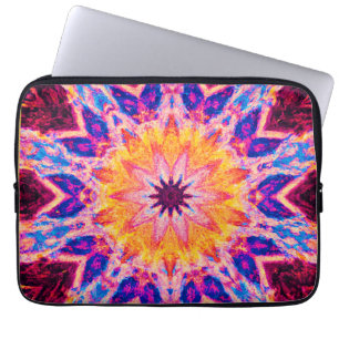 Vibrant Pattern Power Art Laptop Sleeve