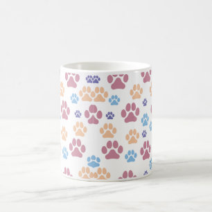 Vibrant paw Dog Art StyleFor Dog Lovers Coffee Mug