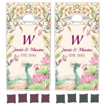 Vibrant Peacock and Floral Wedding