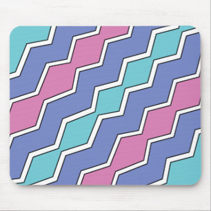 Vibrant Peaks ZigZag  Mouse Mat