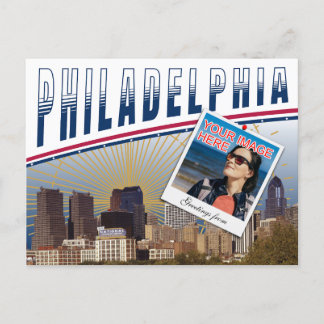 Vibrant Philadelphia Pennsylvania Photo Collage Postcard