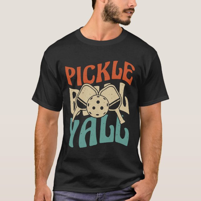 Vibrant Pickle Ball Yalu Sign T-Shirt (Front)