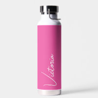 Vibrant Pink and White Personalised