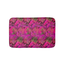 Vibrant Pink Foliage Pattern