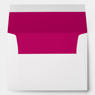 Vibrant Pink Lined Envelope
