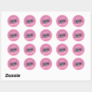 Vibrant Pink Mix Master Sticker