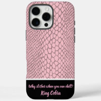 Vibrant pink snakeskin texture