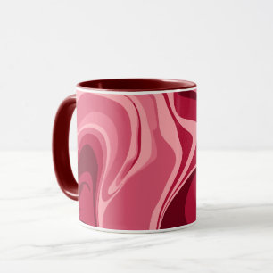 Vibrant Pink Swirls of Passion Mug
