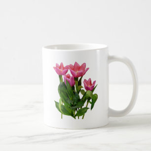 Vibrant Pink Tulips Coffee Mug