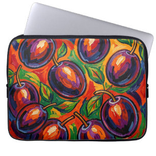 Vibrant Plum Fauvist Laptop Sleeve