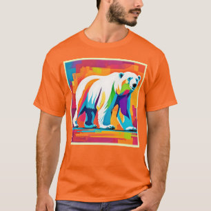 Vibrant Polar Bear T-Shirt