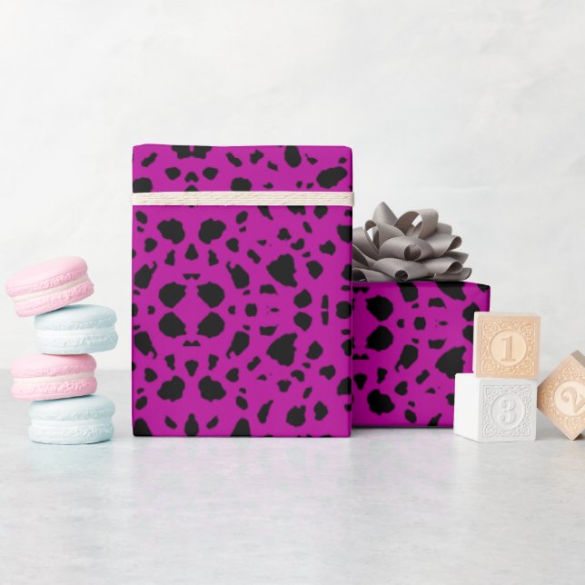 Vibrant Polka Dot Pattern  Wrapping Paper (Baby Shower)
