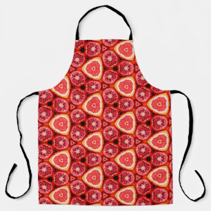Vibrant Pomegranate & Grapefruit Apron