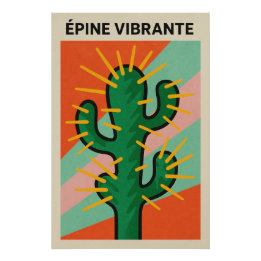 Vibrant Pop - The Pop Energy of the Spicy Desert Poster