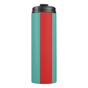 Vibrant Postbox Mermaid Stripes Thermal Tumbler
