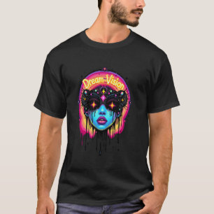 Vibrant Psychedelic Dream Vision with Trippy Rainb T-Shirt