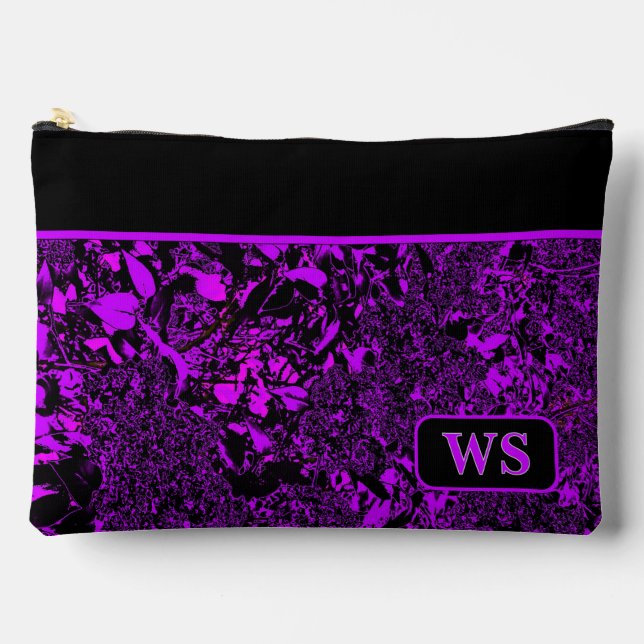 Vibrant Purple Cosmetic Pouch (Front)