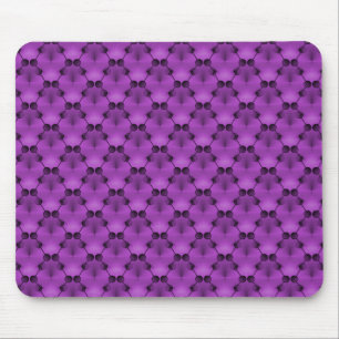 Vibrant Purple Retro Funk Circles Mousepad