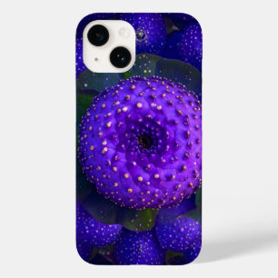 Vibrant Purple Speckled Nature iPhone Case