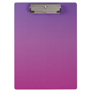 Vibrant Purple to Pink Gradient Clipboard