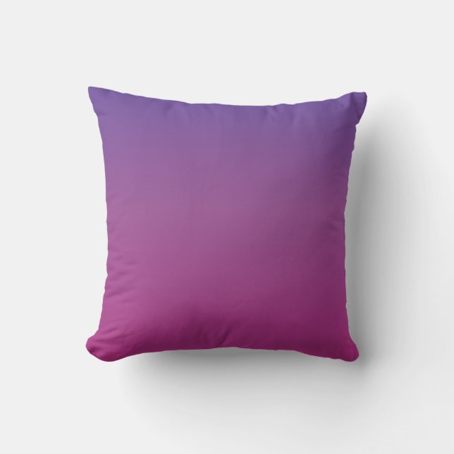 Vibrant Purple to Pink Gradient Cushion (Front)