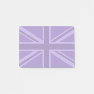 Vibrant Purple Union Jack Post-it Notes
