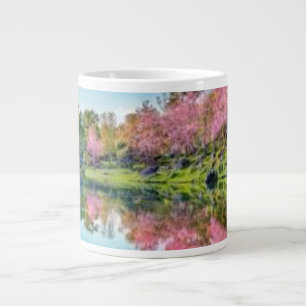 Vibrant Rainbow Ink Splash Mug
