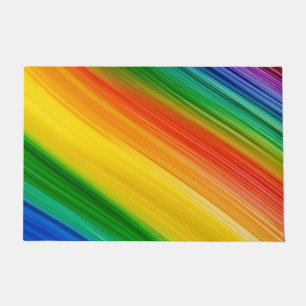 Vibrant Rainbow of Colours Doormat