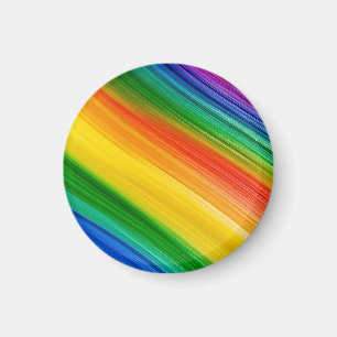 Vibrant Rainbow of Colours Magnet