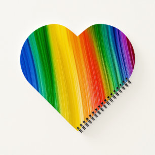 Vibrant Rainbow of Colours Notebook