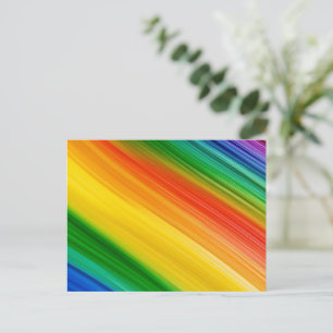 Vibrant Rainbow of Colours Postcard