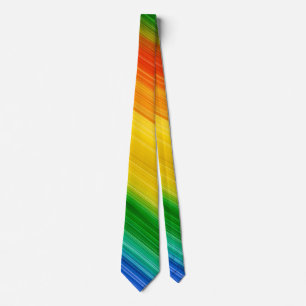 Vibrant Rainbow of Colours Tie