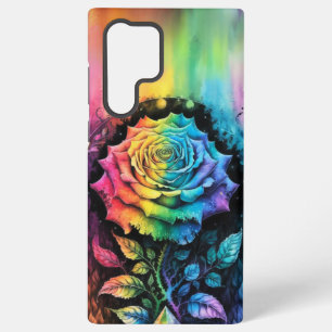 Vibrant Rainbow Rose Samsung Galaxy Case