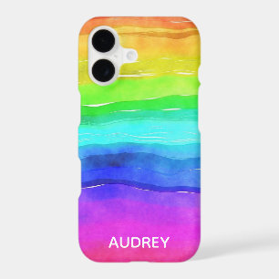 Vibrant Rainbow Watercolor Custom